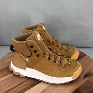 Nike Lahar Low Wheat Gold Women Sneakers DQ5601-710 Size 7 Womens Boots
